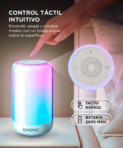 Lámpara De Mesa Inteligente Gadnic Luz RGB Parlante  - 3