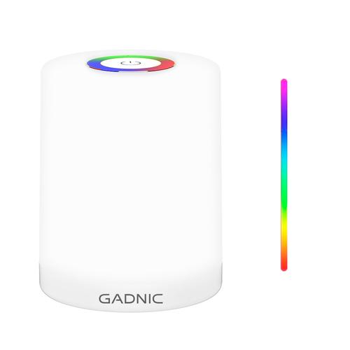 Velador Luz de Noche Gadnic LED Táctil RGB Recargable Portátil  - 0