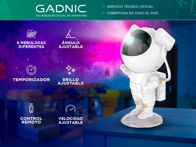 Astronauta Proyector de Luces de Galaxia Gadnic LDPP1 Star Light - 1