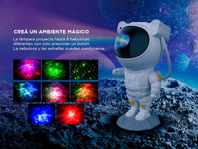 Astronauta Proyector de Luces de Galaxia Gadnic LDPP1 Star Light - 2