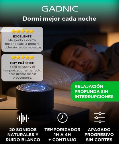 Máquina Ruido Blanco Gadnic 20 Sonidos Timer Sueño - 1
