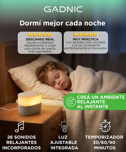 Máquina de Ruido Blanco Gadnic 26 Sonidos Para Dormir - 1