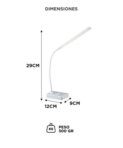 Lámpara De Escritorio Gadnic Led Ajustable Recargable - 5