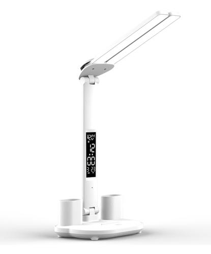Lámpara Led de Escritorio Gadnic con Reloj y Portalápices - 6
