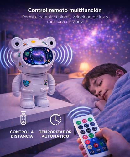 Proyector De Galaxia Astronauta Gadnic  Luz Nocturna Espacial Estrellas - 4