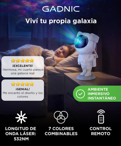 Proyector Astronauta Galaxia Gadnic Lámpara  7 Colores LED 5W - 1
