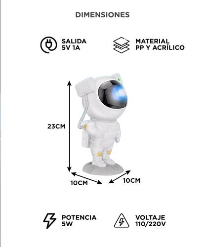 Proyector Astronauta Galaxia Gadnic Lámpara  7 Colores LED 5W - 4