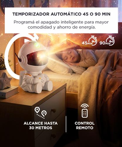 Proyector Astronauta Galaxia Gadnic Lampara 7 Colores Control Remoto LED 5W - 2
