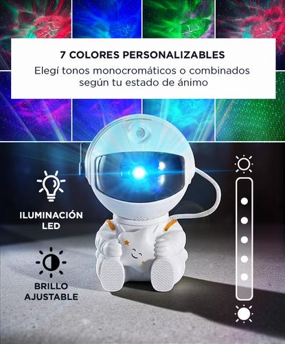 Proyector Astronauta Galaxia Gadnic Lampara 7 Colores Control Remoto LED 5W - 4