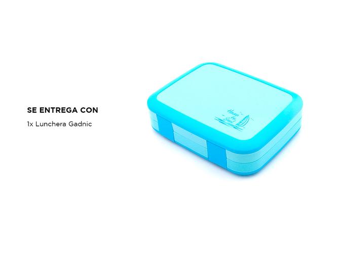 Contenedor Taper Lunchera Viandas 5 Divisiones Gadnic Portatil - 5