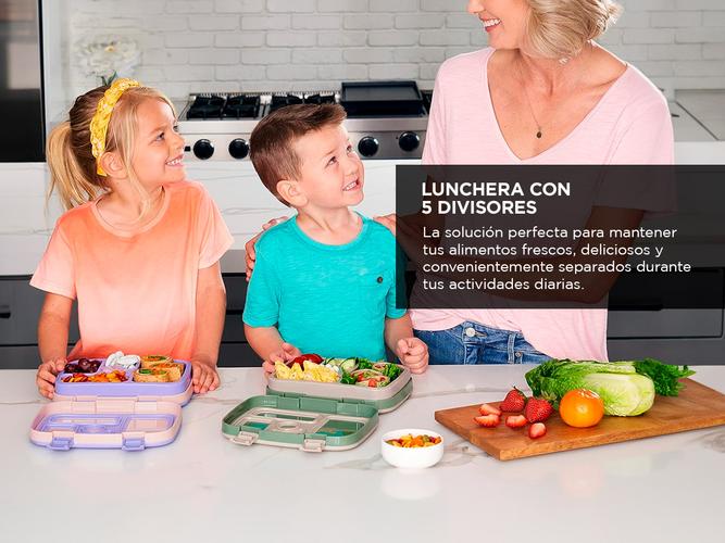 Contenedor Taper Lunchera Viandas 5  - 2