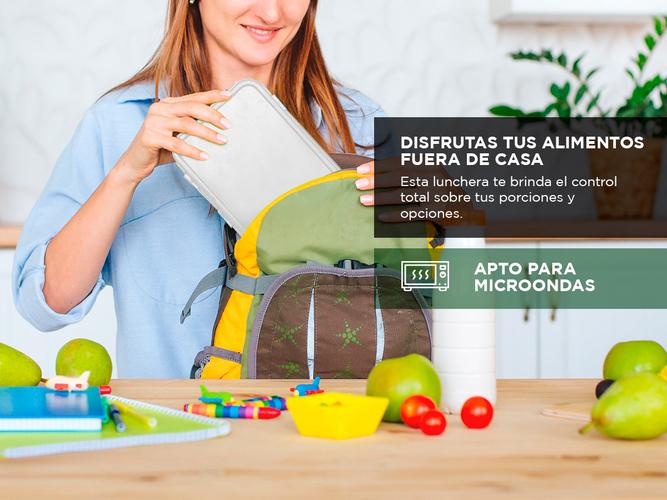 Contenedor Taper Lunchera Viandas 5  - 3