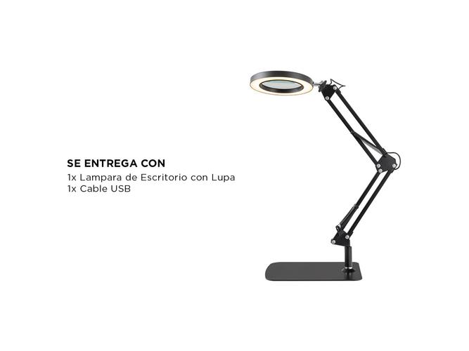 Lámpara Led De Escritorio Gadnic Con Lupa 3 Luz Ajustable  - 5
