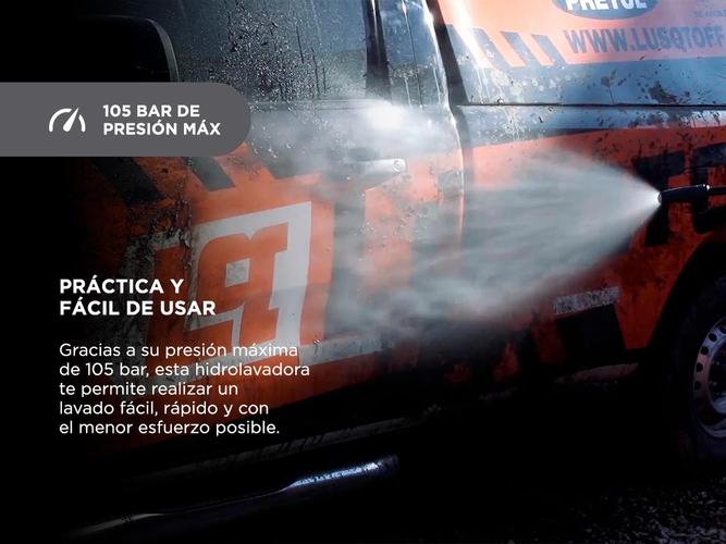 Hidrolavadora Electrica Lusqtoff 1200W 105 Bar de Presion HL-120 - 3