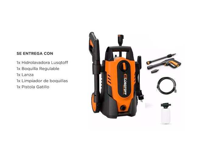 Hidrolavadora Electrica Lusqtoff 1200W 105 Bar de Presion HL-120 - 5
