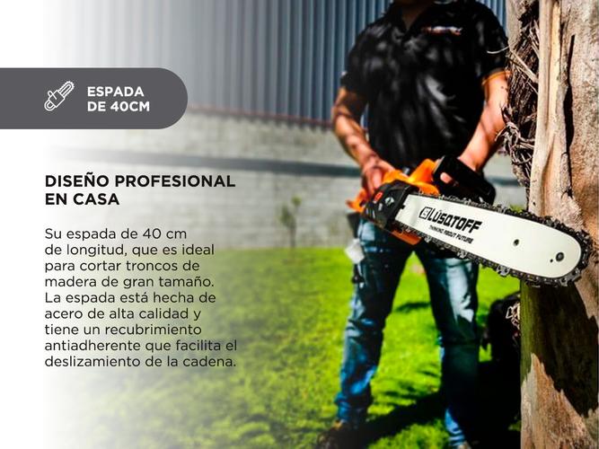 Electrosierra Motosierra Lusqtoff 2000W Espada 40Cm Profesional ESL200-8 - 3