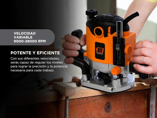 Fresadora Electrica Lusqtoff Frl1400-9 1400w 220v 28000rpm - 2