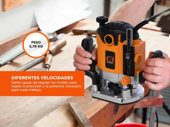 Fresadora Electrica Lusqtoff Frl1400-9 1400w 220v 28000rpm - 4
