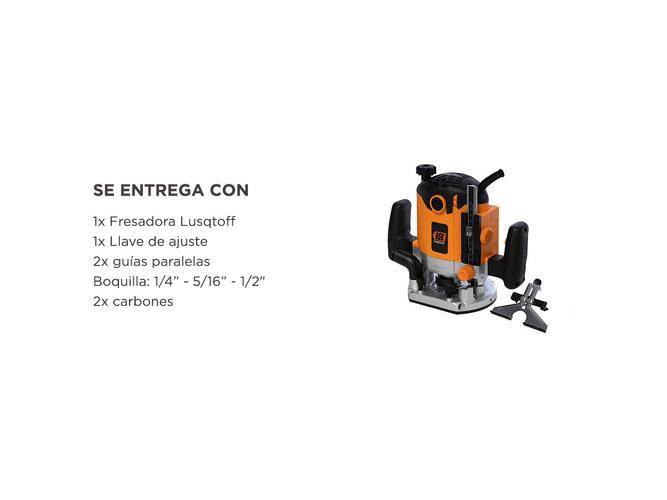 Fresadora Electrica Lusqtoff Frl1400-9 1400w 220v 28000rpm - 5