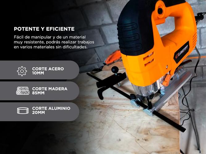 Sierra Caladora Lusqtoff 710W 3000rpm Guia Vel Variable  SCL710-8 - 2