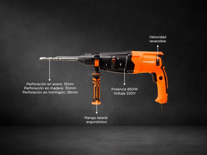 Rotomartillo Lusqtoff 850W 3.2J Sds Plus RML850-9 - 4