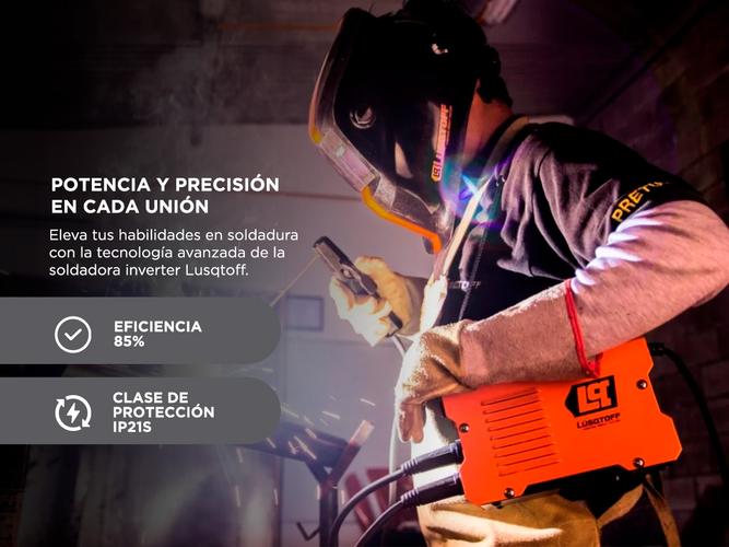 Soldadora Inverter Lusqtoff mma tig 250+ Escuadras Megairon250 - 2