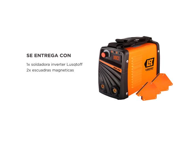Soldadora Inverter Lusqtoff mma tig 250+ Escuadras Megairon250 - 5