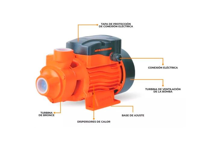 Bomba Periferica Lusqtoff 0.5hp 375W CPM150  - 3