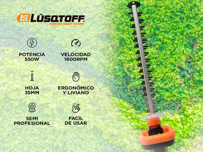 Corta cerco Electrico Lusqtoff 550W COL550-8 1600rpm Usado - 1