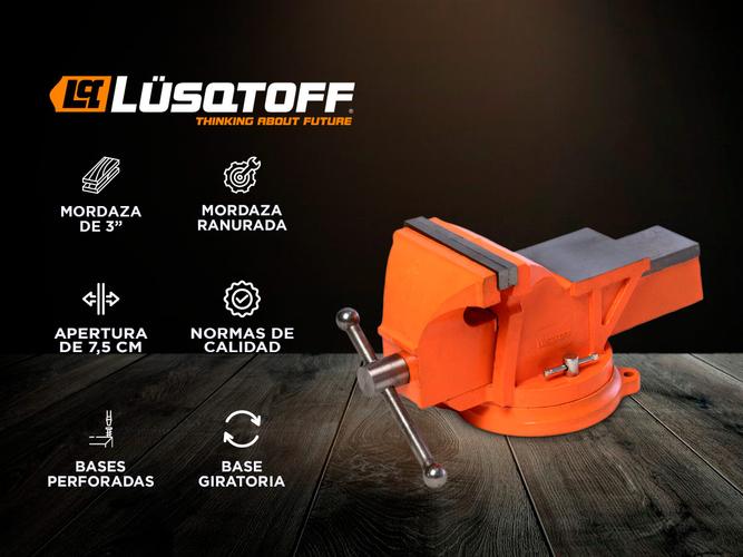 Morsa de banco Lusqtoff LMO3 Base Giratoria 3