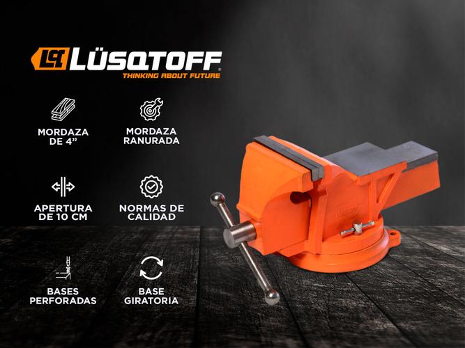 Morsa de banco Lusqtoff LMO4 Base Giratoria 4