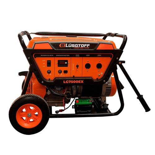 Generador Grupo Electrogeno Portatil Lusqtoff 6500W Monofasico 15hp LG7500EX - 0