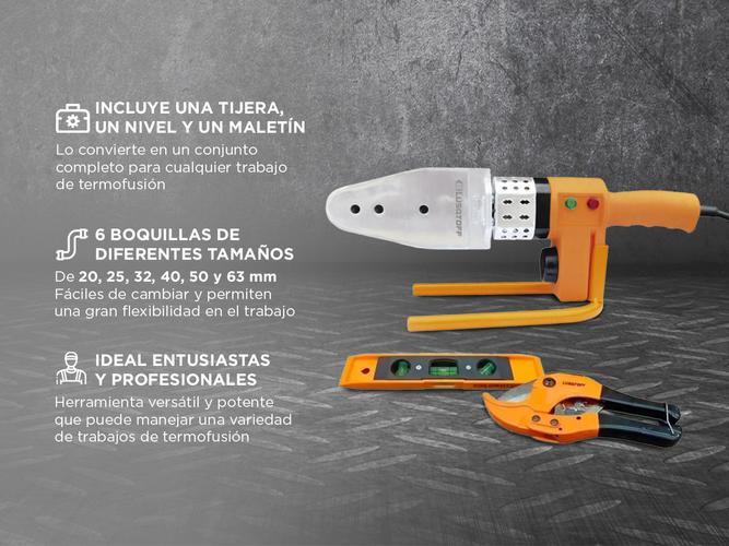 Termofusora Lusqtoff 1500W Aquasystem Sigas Accesorios LTF-6315  - 3