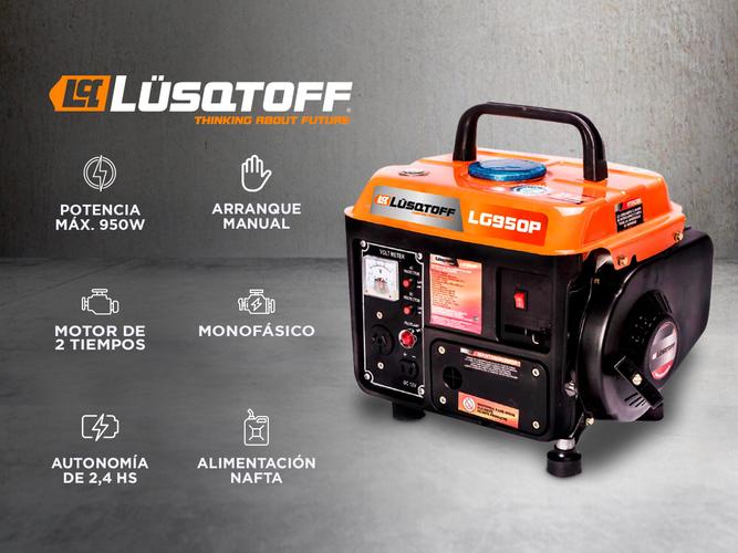 Grupo Electrogeno Generador Lusqtoff 950w Naftero Monofasico LG950P - 1