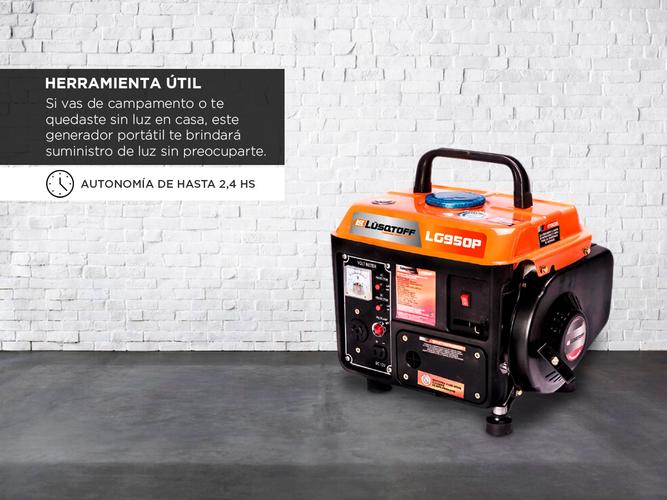 Grupo Electrogeno Generador Lusqtoff 950w Naftero Monofasico LG950P - 2