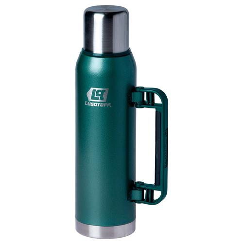 Termo Lusqtoff Acero Inoxidable 1.3 Lts Verde TL1.3-9 Tapon Cebador y Manija - 0