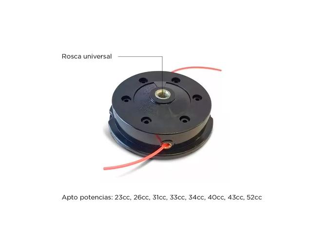 Carretel Cabezal Desmalezadora Lusqtoff Manual DE001.066 - 4