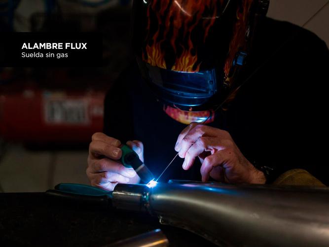 Alambre Soldar Mig Flux 0.8mm Sin Gas 5kg Lqflux085 Lusqtoff - 2