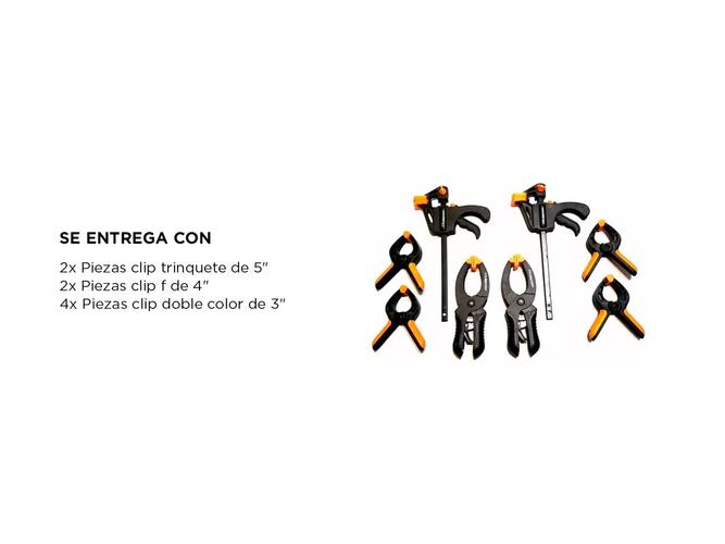 Set 8 Prensas Trinquete Cocodrilo Gatillo Lusqtoff Prl8-8 - 5