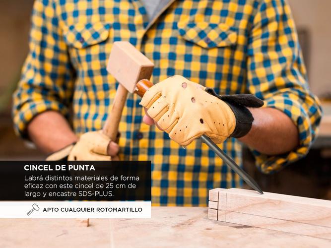 Cincel Punta Lusqtoff  Sds Plus Para Rotomartillos PSDSP20L-9 - 2