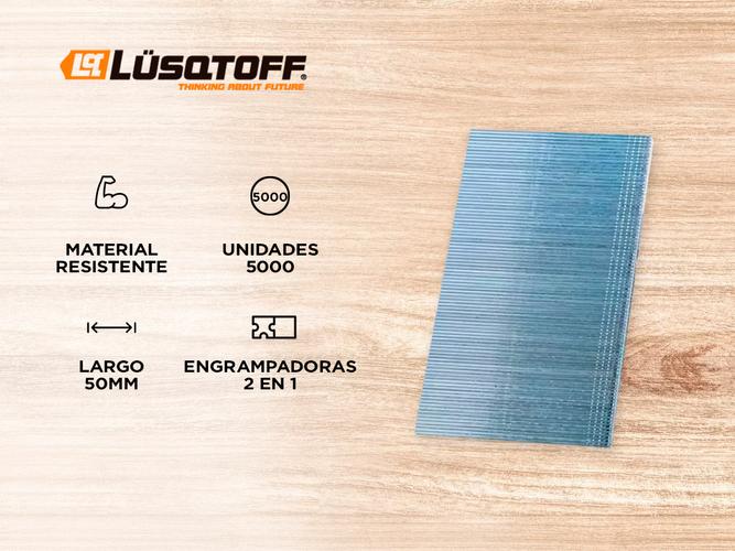 Clavos Para Clavadora Neumatica Lusqtoff N 50 Mm 5000u F/50 - 1