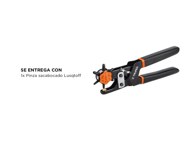 Pinza Sacabocados Truper Para Cuero Lona Plástico Cartón 17340 - 4