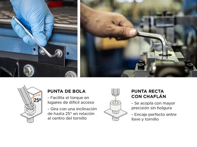 Juego Llaves Allen 25 Pzs Milimetricas Pulgada Truper 15572 - 2