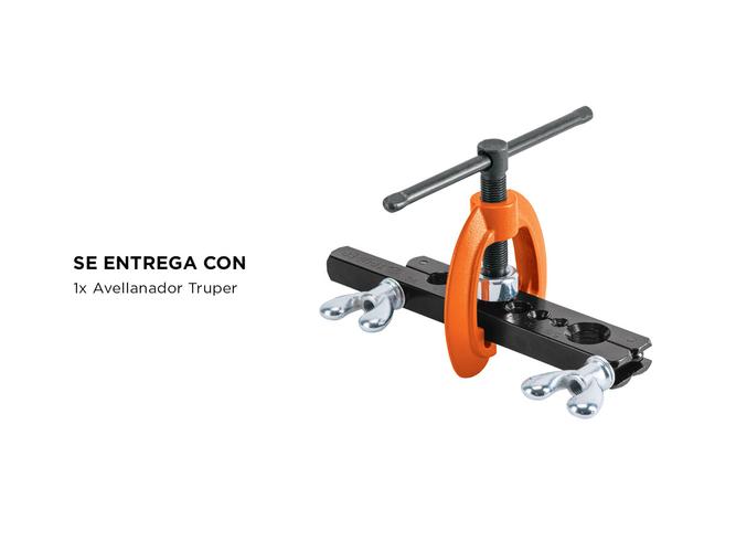 Pestañador Avellanador Excéntrico Para Refrigeración Aire 3/16 -5/8 Truper - 4
