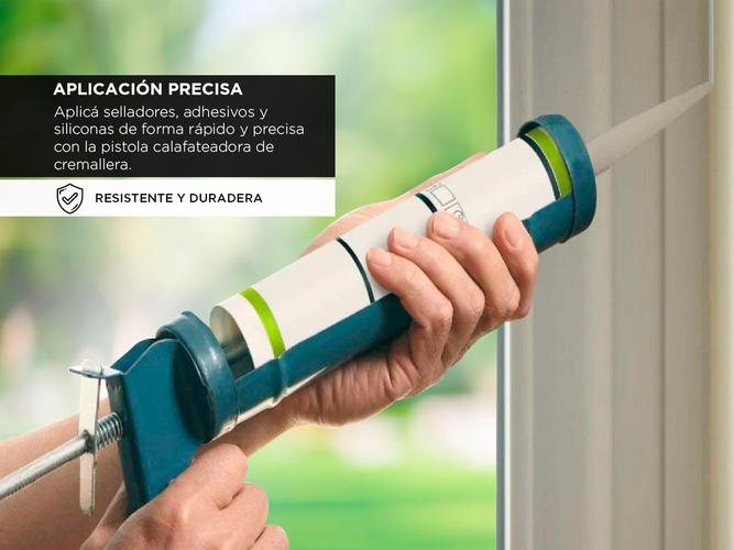 Pistola Aplicadora Para Cartucho Silicona Metalica Petrul - 2