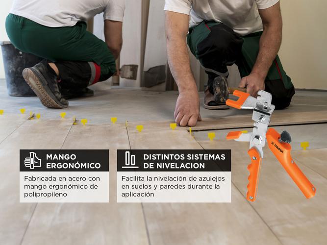 Pinza Niveladora Separador Porcelanato Azulejo Truper  - 2