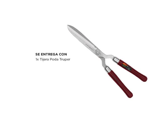 Tijera Truper Poda 56 cm Forjada mangos de madera Jardin  - 4
