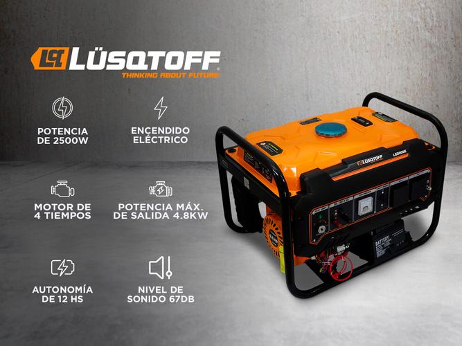 Grupo Electrogeno Generador Lusqtoff Enc Electrico 2500W 6.5hp - 1