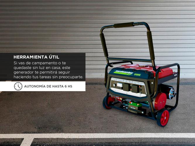 Grupo Electrogeno Generador Garden Plus Lusqtoff Naftero 3500W 6.5hp Monofasico 15L  - 2