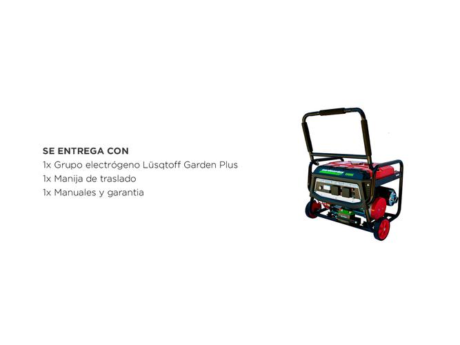 Grupo Electrogeno Generador Garden Plus Lusqtoff Naftero 3500W 6.5hp Monofasico 15L  - 5